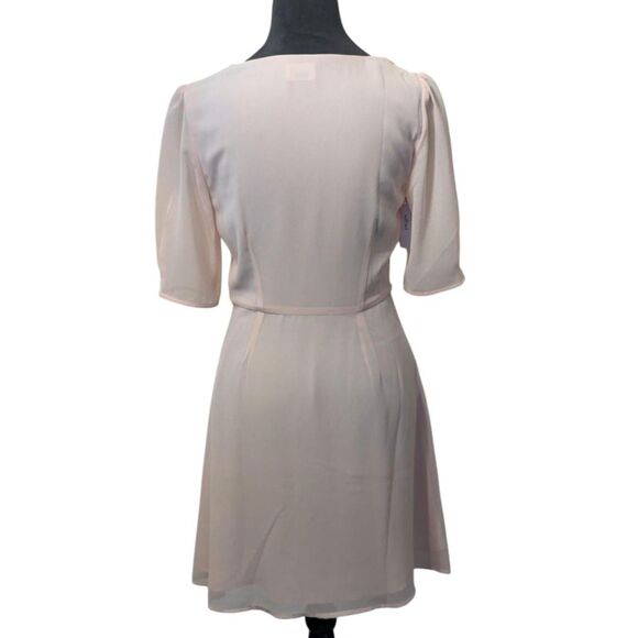 WILFRED ARITZIA Freya Dress Size 2 Rose Quartz Pink Button Front Mini NWT - Picture 8 of 8